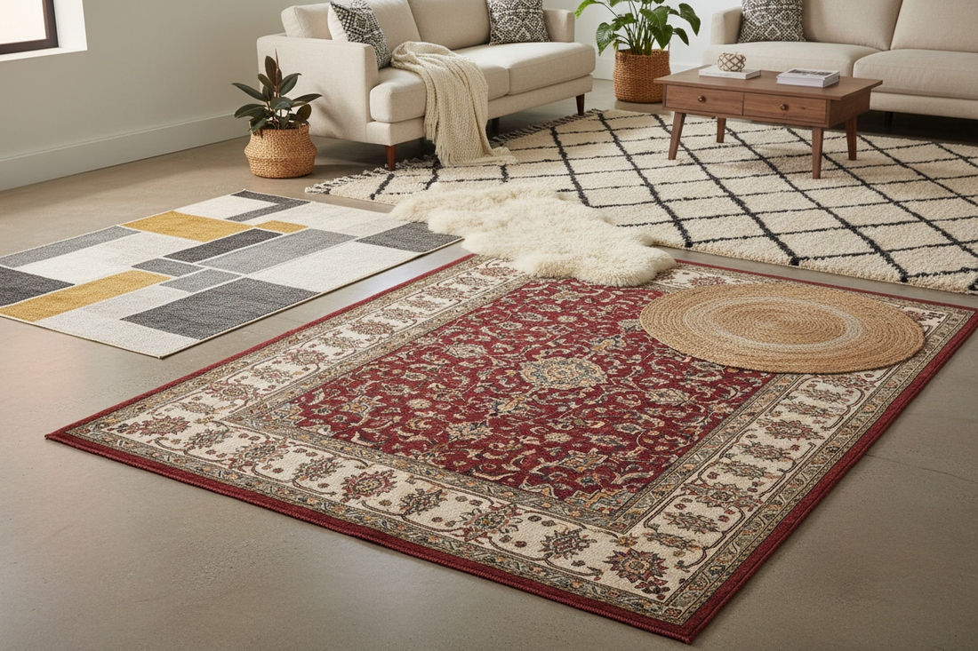 ¿Qué alfombra elegir para tu sala, comedor o dormitorio?