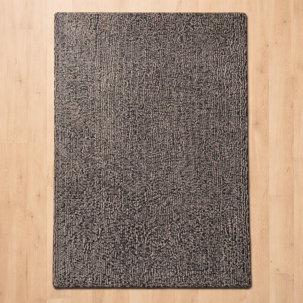 Alfombra Shagg Black Brown