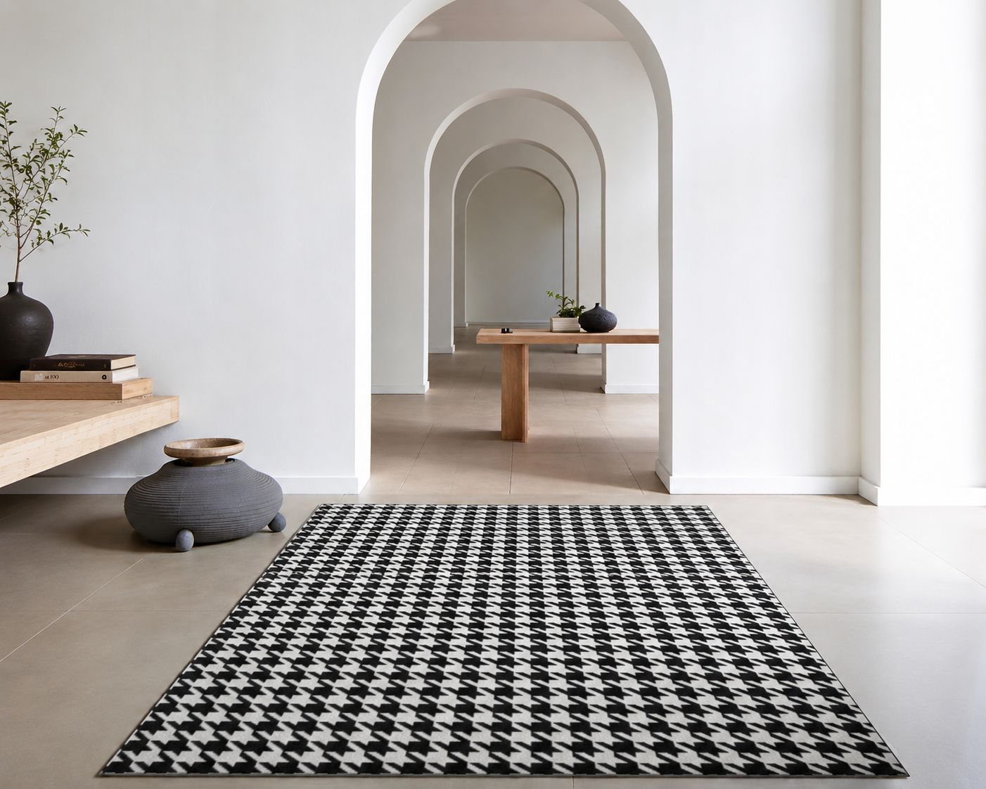 Alfombra Mosaico Black